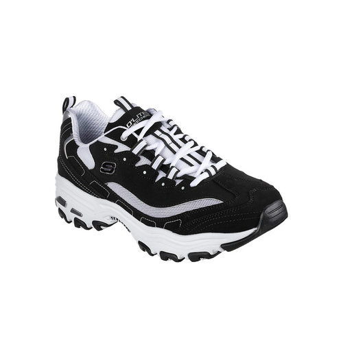 Skechers斯凯奇 D'LITES 1.0 织物合成革 单层时尚 低帮 老爹鞋 - 图1