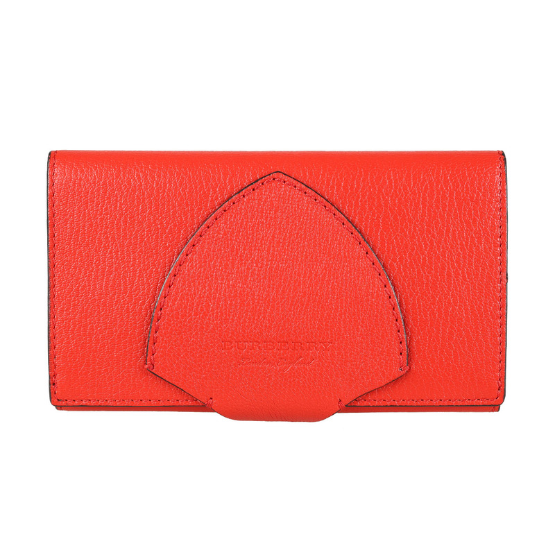 [9.9 New] Burberry Women's Clutch Wallet Card Holder Cowhide Coin Purse