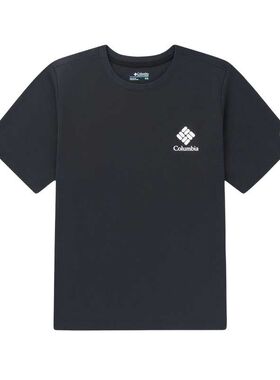 Columbia哥伦比亚  CEDAR TRAIL 速干运动圆领短袖 T恤 女款 黑色