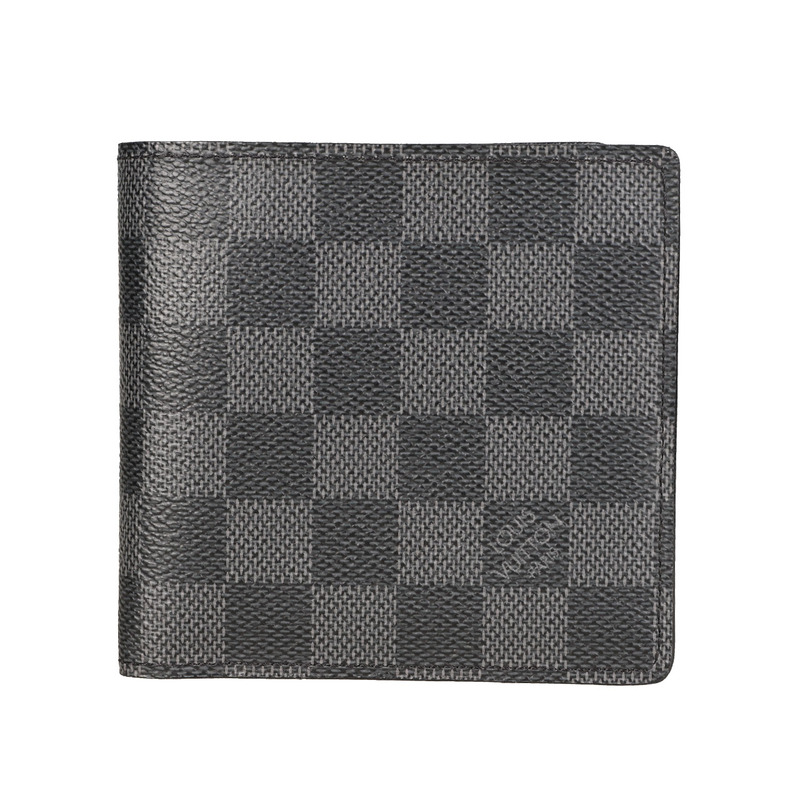 [9.9 New] Louis Vuitton Lv Unisex Checkerboard Pattern Wallet Card Holder Men's Bag Women's Bag Short Style