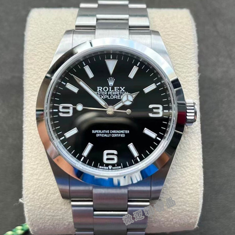 Full Set of 98 New Rolex Explorer Watches for Men, Automatic Mechanical Wristwatches, Genuine Men's Watches M224270-0001