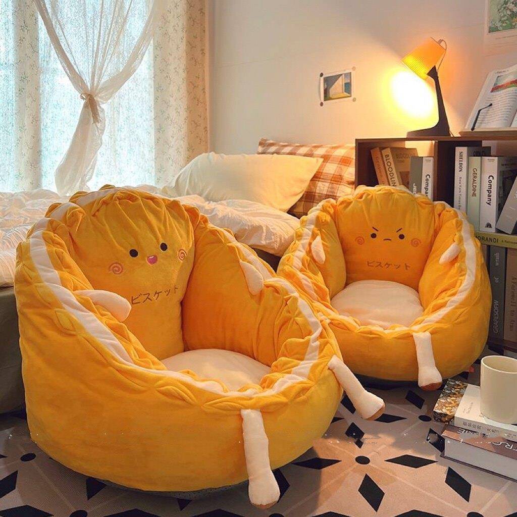 Lazy ground cushion and backrest integrated Japanese-style bedroom tatami futon home balcony bay window floor soft cushion