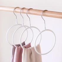 Veil hanger storage ring hook tie silk scarf non-slip wardrobe hanger belt belt storage rack multi-function