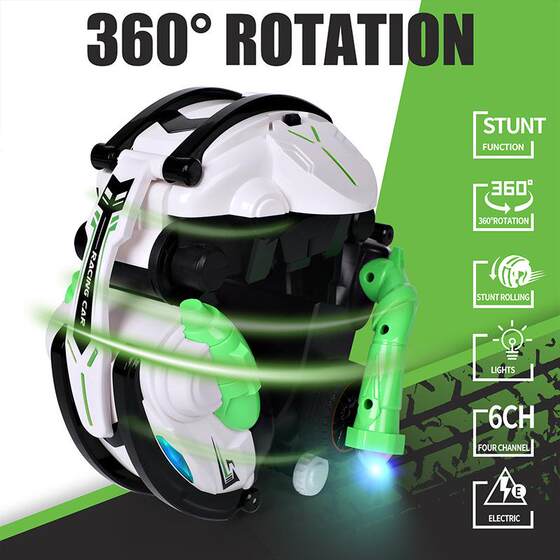 Caterpillar Deformation Stunt Rolling Car Electric Remote Control Six-Channel 2.4 High-Speed Drift Climbing Toy Off-Road Vehicle