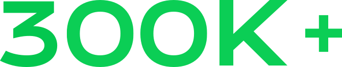 Over 300,000 suppliers