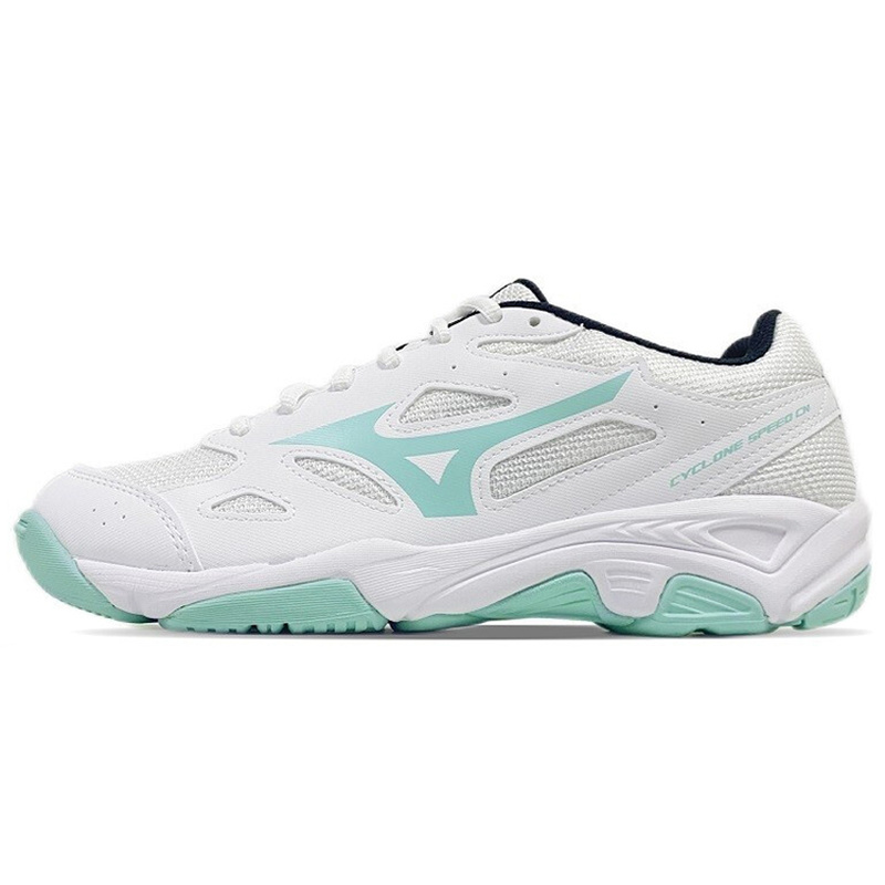 Mizuno Cyclone Speed 1 CN 耐磨 低帮 羽毛球鞋 男女同款 白天蓝