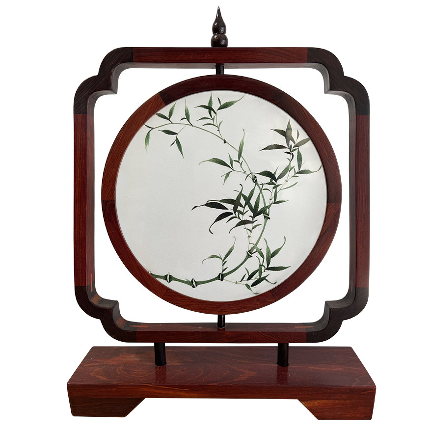 Boutique Suzhou embroidery double-sided embroidery pure hand embroidery table screen 