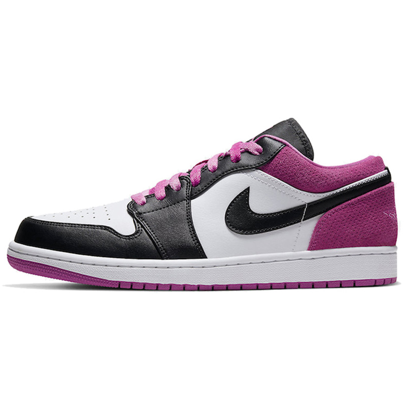 Jordan Air Jordan 1 magenta 经典Logo 低帮 复古篮球鞋