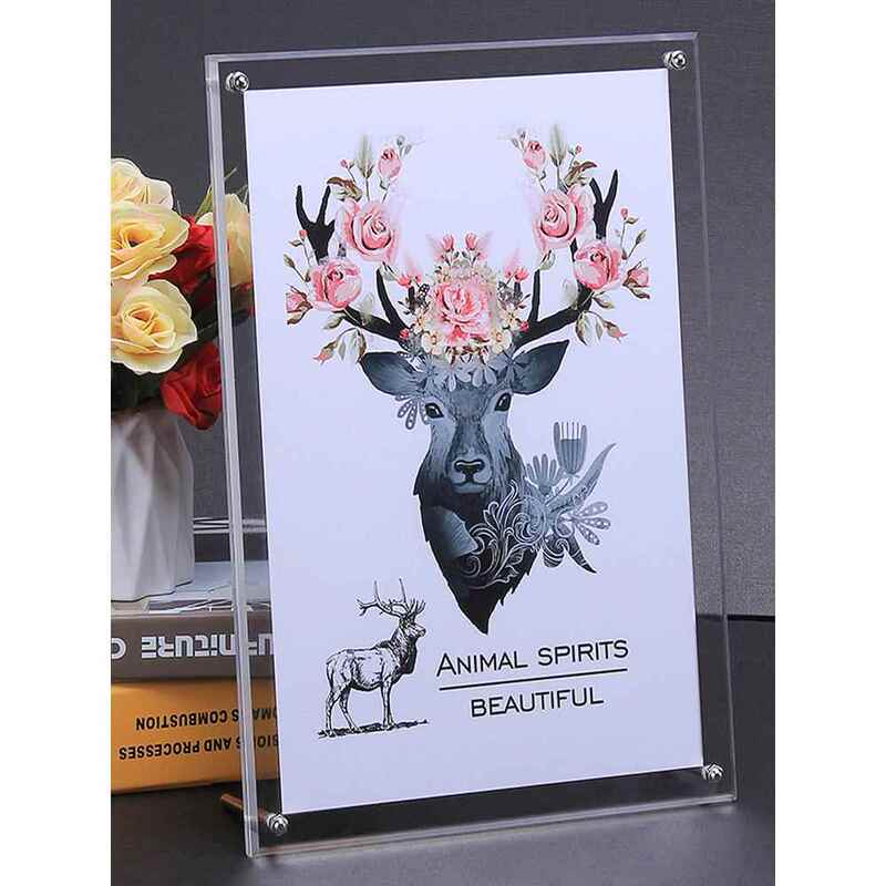 Transparent Glass Acrylic Photo Frame 6X6 Inch 7X7 Inch 8inch 16inch A5 Frame Art Photo Frame Photo Printing Frame