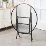 Стол из закаленного стекла, круглый стол, простой квадратный стол, журнальный столик, складной столик, обеденный стол, стол для переговоров, прием, белый стол, длинный стол