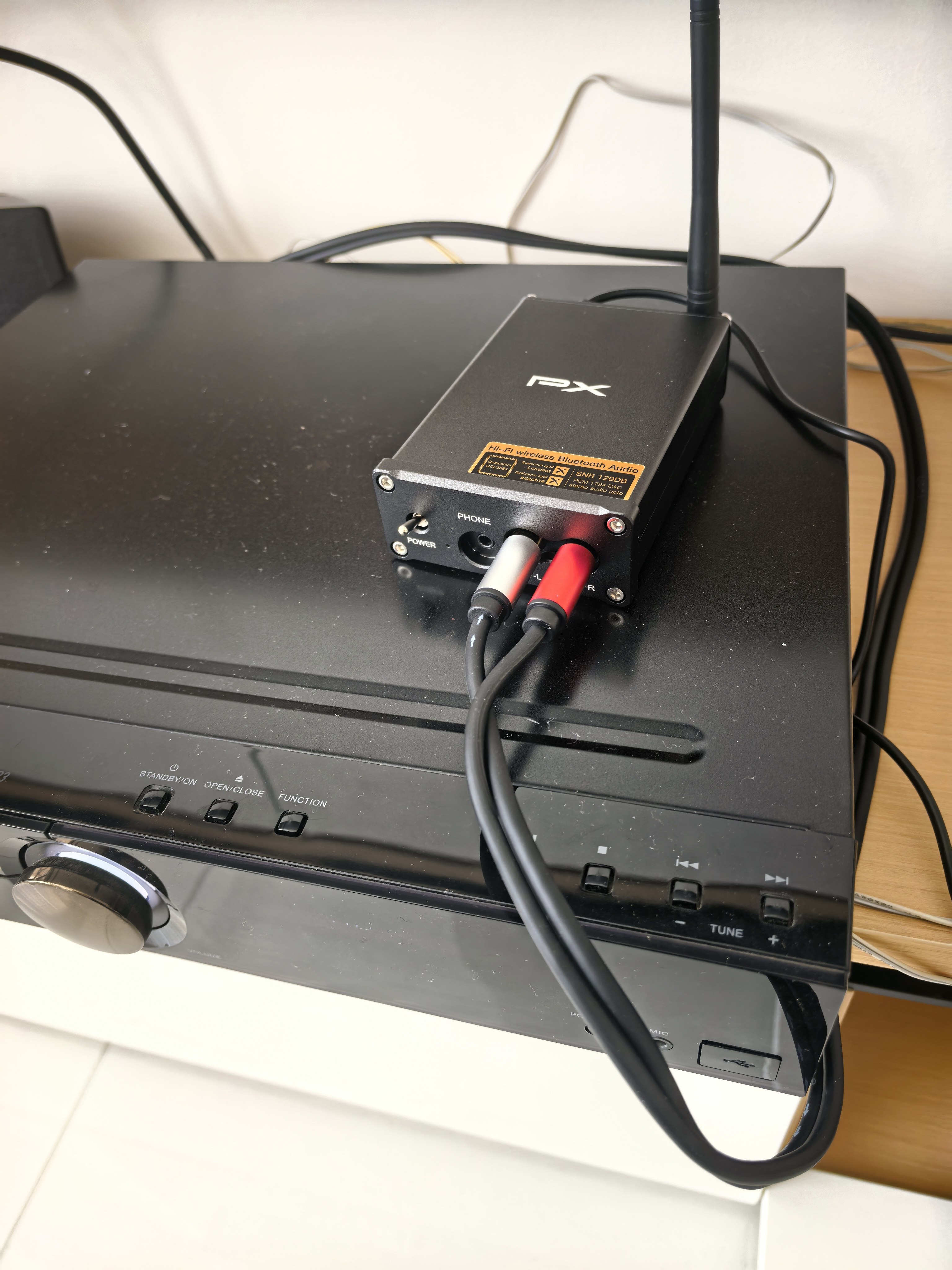 PX大通蓝牙解码器hifi发烧级老式功放蓝牙接收器音响专用高适配器评价- 淘宝网