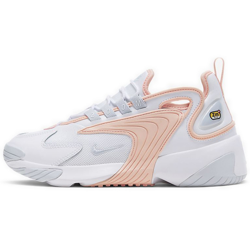 Nike Zoom 2K 舒适休闲 低帮 老爹鞋 女款 水蜜桃粉