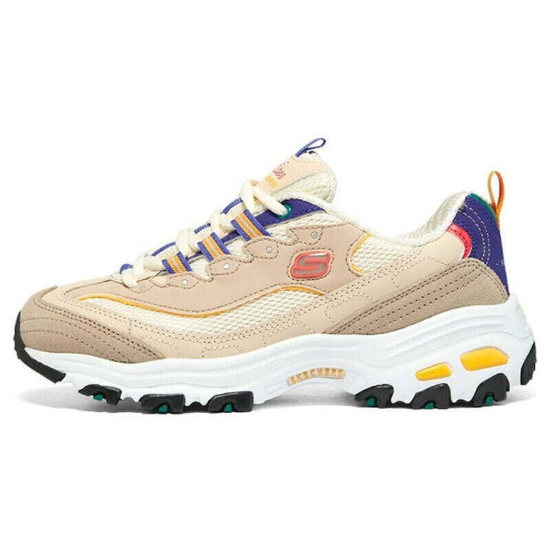 Skechers斯凯奇 D'LITES 1.0 奶茶熊 时尚简约 低帮 老爹鞋 女款