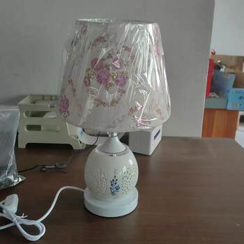 Authentic european ceramic table lamp, book, modern guest room, bedside lamp, feeding room, personalized bedroom, romantic style
