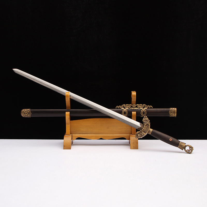 (Artisan's second generation) The young meditation Jiang Lihua advanced arts and crafts artist did not open the sword and sword long sword