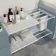 Door shoe cabinet fault storage and finishing shelf wardrobe partition layer without punching cabinet compartment storage rack