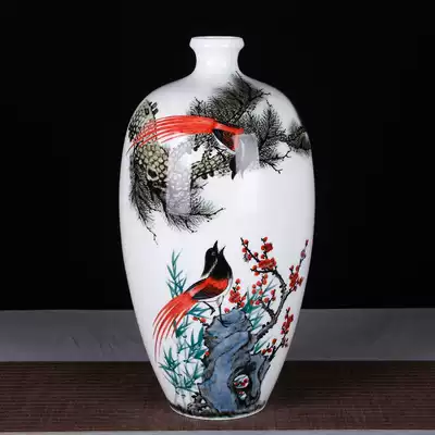 Home decoration collection gift country master Sun Xinshui entered the room disciple Xiao Lihui Sanyou He Chun vase