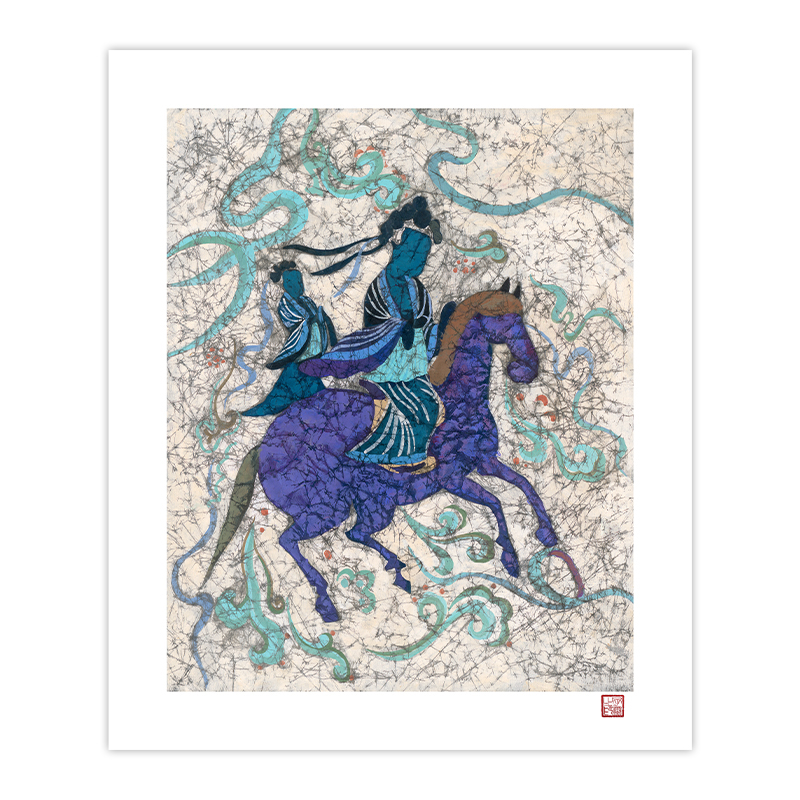 (time-limited pick-up, direct purchase) Art London Sub-ink (Dunhuang murals bodhisattva like three) Limited Edition Painting-Taobao