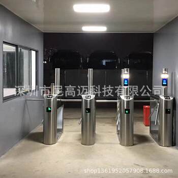 Supply of construction site bridge-type electronically controlled tripod turnstiles, construction site face recognition access control and attendance tripod turnstiles, stainless steel wing turnstiles