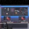 E-sports hole board custom room decoration storage rack computer desk background study wall hanging board storage display rack
