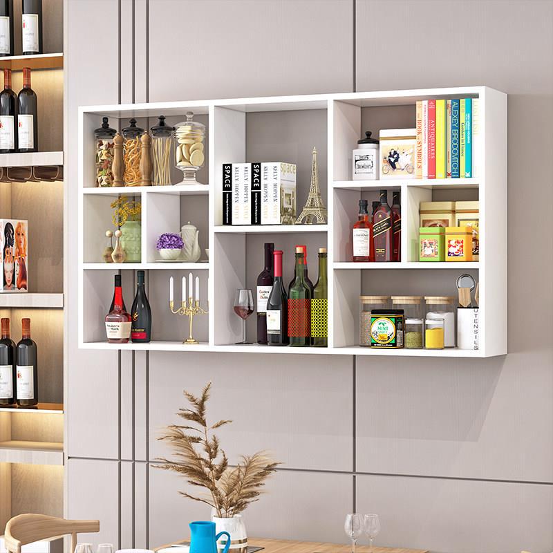 Wall-Mounted Shelf, Wall-Mounted Bookshelf, Wall-Mounted Rack, Dining Room Wall-Mounted Shelf, Decorative Wall-Mounted Shelf, Bedroom Storage Cabinet