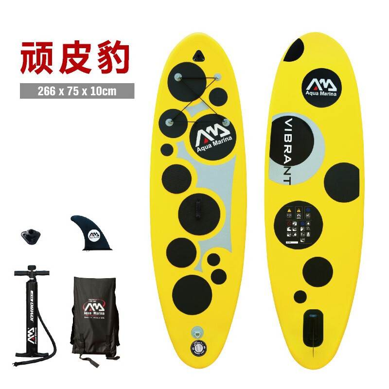 AquaMarina fun paddling Youth surfboard Paddle board Paddling board Children's water ski Naughty Leopard standard