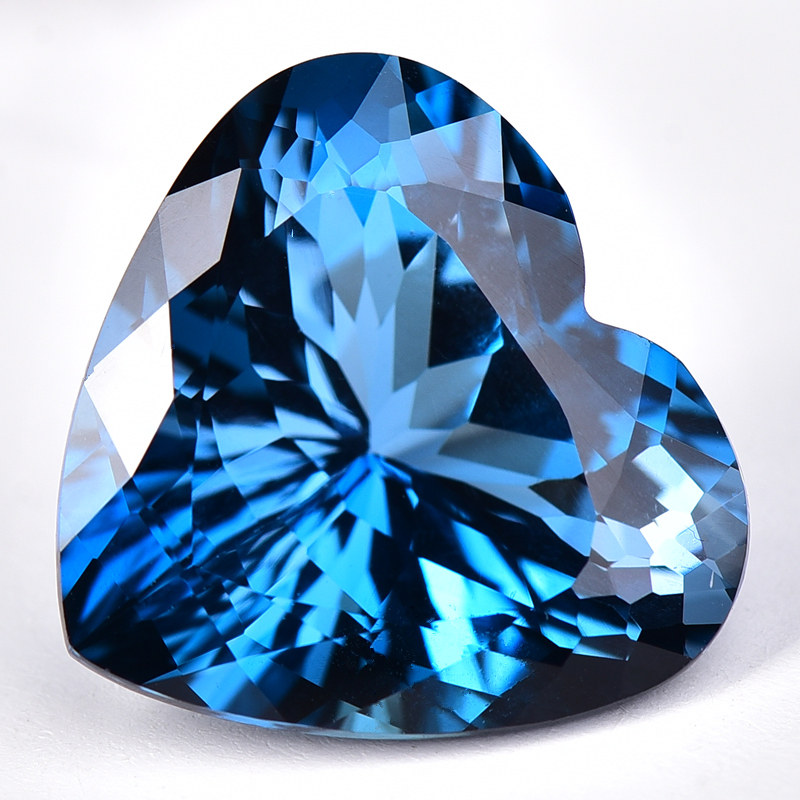 19 66ct Large Grain Heart Shaped Natural Loose Stone Fire Color First Class Inlay - Taobao