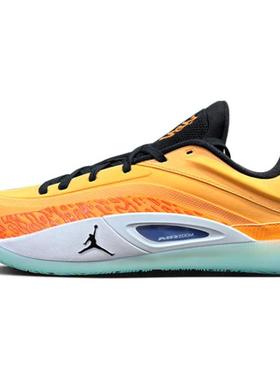 Jordan Zion 4 PF 舒适耐用 防滑耐磨 低帮 篮球鞋 男款 橙色