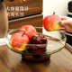 Jinkabai glass fruit tray living room new exquisite fruit pot snack storage Chinese dried fruit tray high feet