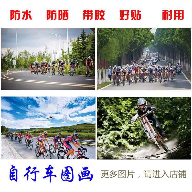 Cycling Sports Poster Tour De France Decorative Painting Cafe Wall Art Bar Self-Adhesive Living Room Picture