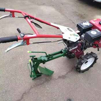 Micro tillage machine, flipping plowshare, furrowing plow, small rotary tillage machine, supporting plow farm machinery, iron wheel pull plow farm machinery accessories