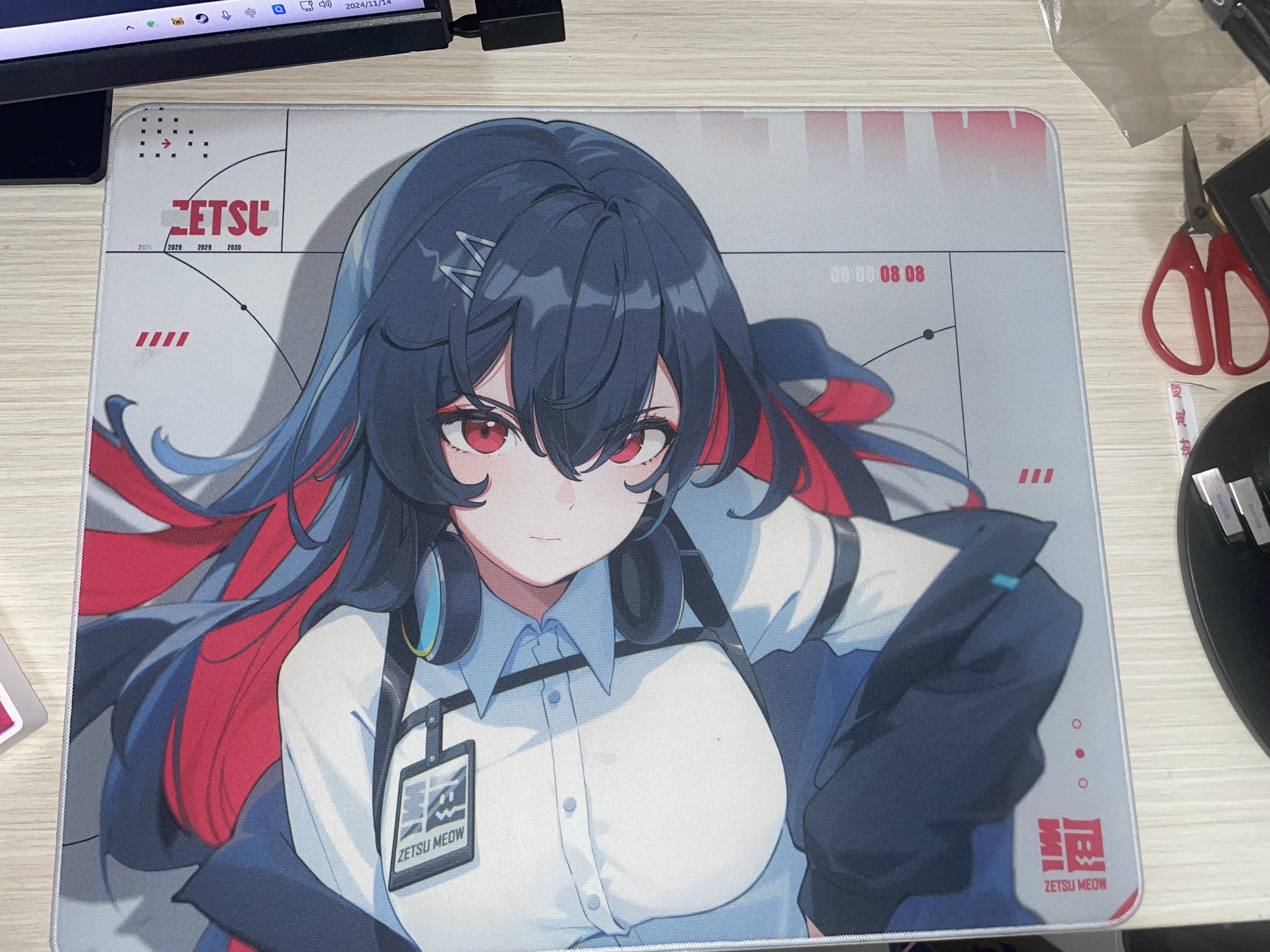 【新品未開封】ZETSUMEOW 【絶】-ZETSU- ブラック 新品未開封】ZETSUMEOW 絶-ZETSU- マウスパッド ブラック