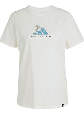 adidas  Sportswear CODES DOODLE SURF 运动休闲圆领短袖 T恤