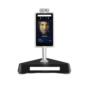 Spot smart face recognition body temperature measurement machine equipment f1070 attendance access control temperature check moving human face