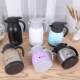 Stainless Steel Thermos Tea Kettle, Small Mini Coffee and Soy Milk Pot, Hot Water Thermos, Portable Tea Brewing Kettle