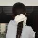 Bowknot Wig Ponytail for Women, Large Wavy Long Hair, Natural Realistic Hair, Can Be Tied into Braids, Fluffy Curly Ponytail
