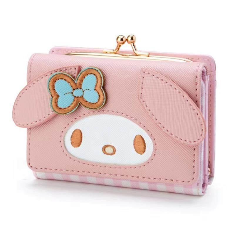 New Cute Melody Cinnamon Dog Pudding Short Wallet for Women, Casual Lock Wallet, Cute Children's Wallet New Cute Melody Cinnamon Dog Pudding Short Wallet for Women, Casual Lock Wallet, Cute Children's Wallet