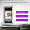 Dynamic face recognition access control system all-in-one attendance office glass door without locking glass door password