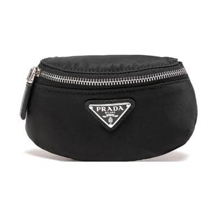 手包装 PRADA Nylon三角形徽标迷你腕带式 普拉达 饰包零钱包