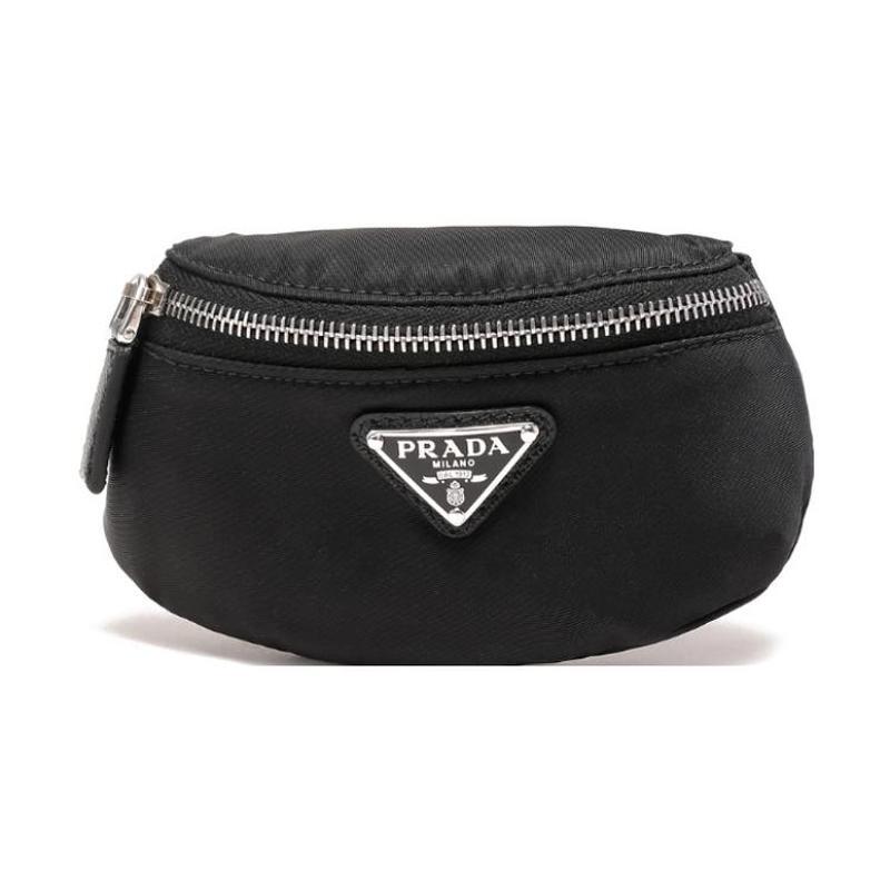 Prada Re-Nylon Triangular Logo Mini Wristlet-Style Handbag Decorative Bag Coin Purse
