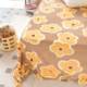 Coffee shop garden happiness sun flower coffee cream velvet sheets single piece custom winter warmth