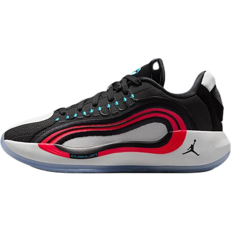 Jordan Luka 4 Bloodline 舒适 耐磨 低帮 儿童篮球鞋 黑红色