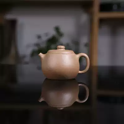 Giant wheel pot original mine No. 4 well purple mud hand-made A teacher collector authentic bubble teapot