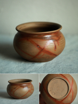 Japan Bizen Yaki Hidden Beech Pattern Tea Ceremony Tea Wash Bowl Tea Sea Vintage