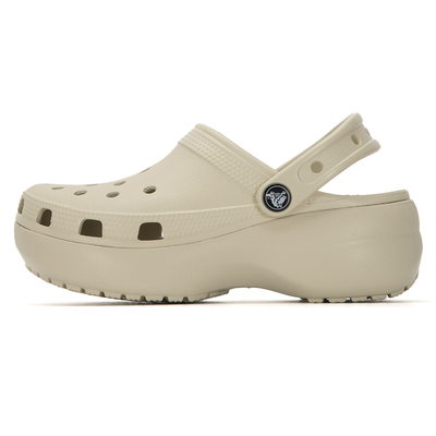 Crocs/卡骆驰夏季运动凉鞋女款运动鞋骨白色206750-2Y2