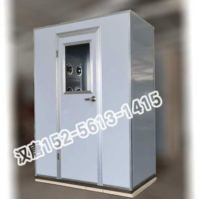 Single-person single-blown stainless steel air shower room factory single-person double-blown shower door double-person double-blown shower machine