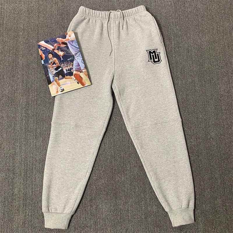 Official Authentic Men's Sports Pants Ncaa Basketball Pants Casual Sweatpants Autumn and Winter Student Duke Kentucky University Long Pants