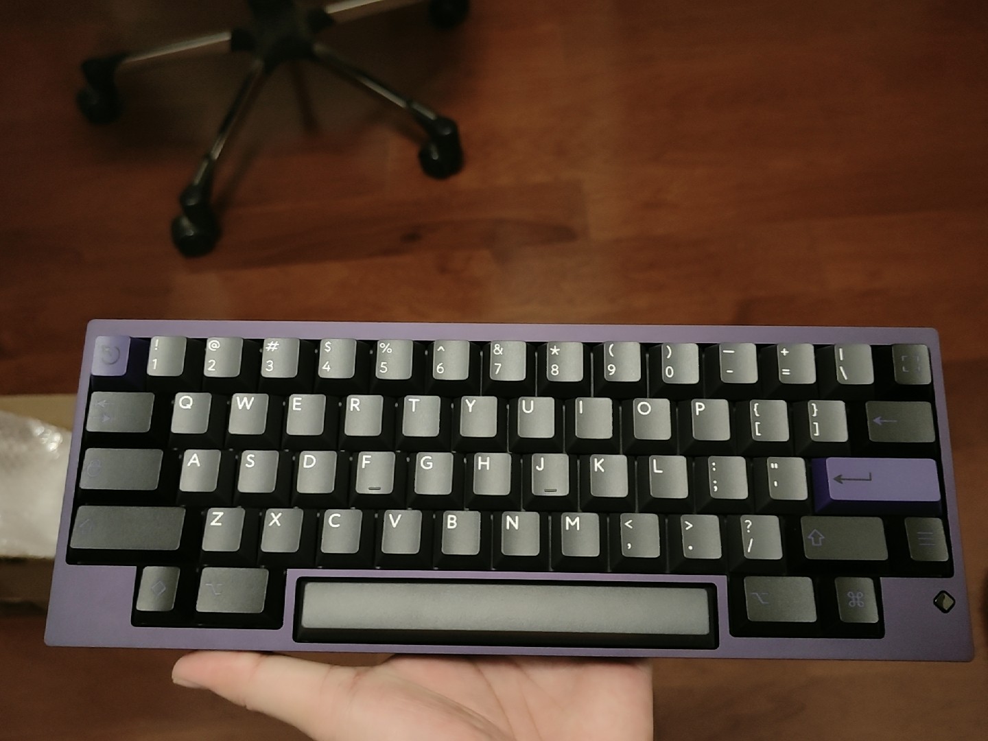 PBTfans Purpolch R3紫豆客制化机械键盘ABS材质二色原厂高度键帽评价