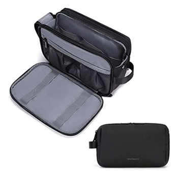Spot amazon storage box storage toilet bag travel portable storage bag makeup box washing set bag can be customized