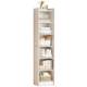 Bookshelf Floor-Standing Multi-Layer Home Use Living Room Simple Wall-Mounted Storage Integrated Shelf Display Cabinet Narrow Gap Storage Bookcase